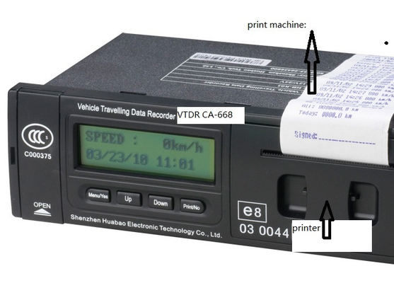 El registrador de Black Box del coche de la auto-comprobación, grabador de datos del automóvil para Geo - cerque/alarma de la velocidad excesiva